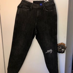NWT Arizona Highest Rise Black Mom Jeans